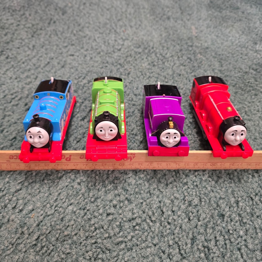 Thomas‎ & Friends TrackMaster Motorized Train Lot Thomas James Henry Charlie 4pc